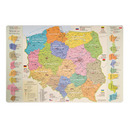 Podk�adka na biurko G�OWALA, mapa administracyjna Polski, 58x38cm