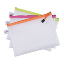 Torebka DONAU Zipper Bag, A4, 343x246 mm, EVA, z suwakiem, mix kolor&oacute;w