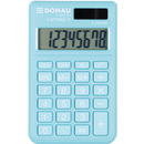Kalkulator kieszonkowy DONAU TECH, 8-cyfr. wywietlacz, wym. 97x60x10 mm, jasnoniebieski