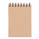 Ko�onotatnik OFFICE PRODUCTS, craft, A6, w kratk�, 80 kart., 80gsm, br�zowy