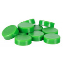 Magnesy do tablic Q-CONNECT, okr�g�e, 20mm, 10szt, zielone