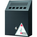 Popielnica na�cienna metal.2, 5 czarna 333301 DURABLE