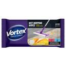 Chusteczki do mopowania pod�&oacute;g na mokro VORTEX, cytrusowa bryza, 15 szt.