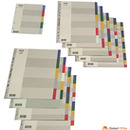 Przek�adki OXFORD z kolorowego PP, A4, 10 kart 100205063