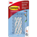 Haczyki COMMAND™ (17026CLR40), do wieszania ozdób, 40 haczyków i 48 mini pasków, transparentne