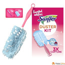 SWIFFER PINK Duster Kit do usuwania kurzu (1 miote�ka + 3 wk�ady) kurzawka