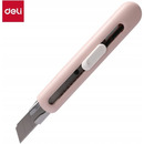 No�yk biurowy Linfini ostrze �amane 18mm r&oacute;�owy EM530P DELI