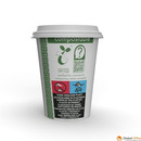 Kubki papierowe Green Leaf 350 ml op 50 szt. LV-12-GR