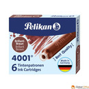 Naboje do pi&oacute;r, kr&oacute;tkie br�zowe 100435996 PELIKAN