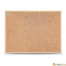 Tablica korkowa MEMOBE SMART, rama drewniana, 60x40 cm