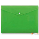 Teczka A4 kopertowa na zatrzask zielona PP-113 TT7594