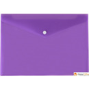 Teczka A4 kopertowa na zatrzask fioletowa PP-113 TT7591