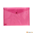 Teczka kopertowa na zatrzask A4 r&oacute;�owa PP-113 TT7589/7942