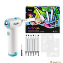 Airbrush zestaw spray: pistolet + markery Fiorello GR-8900N 170-2788