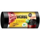Worki na �mieci 35L wytrzyma�e HDLD (50szt) czarne ANNA ZARADNA WNS0516/40