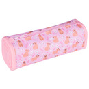 Pi&oacute;rnik silikonowy kwadratowy GIMBOO, z nadrukiem, 210x72x72mm, kapibara, r&oacute;�owy