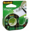 Ta�ma biurowa SCOTCH Magic (890 8-1975), matowa, z dyspenserem, 19mm, 7, 5m