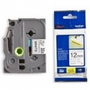 Ta�ma Brother laminowana z mocnym klejem 18mm x 8m czarny nadruk/ �&oacute;�te t�o