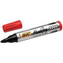 Marker permanentny 2000 czerwony BIC ECO okr�g�a ko�c&oacute;wka 8209133
