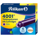 Naboje do piór, krótkie fioletowe 301697 Pelikan