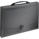 Teczka z przegr&oacute;dkami i r�czk� czarna ESSELTE VIVIDA 624024