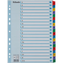 Przekładki kartonowe MYLAR A4 A-Z białe 100166 ESSELTE