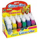 Klej z brokatem AMOS 22ml 6kolor&oacute;w-24szt GCL22D24- 170-1033