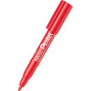 Marker permanentny NN50 czerwony okr�g�a ko�c&oacute;wka PENTEL
