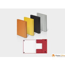 Teczka skrzyd�owa z rzepem pomaranczowa VAUPE, 311/16