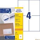 Etykiety A4 bia�e(100 arkuszy) 105x148mm 3483 AVERY ZWECKFORM