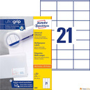 Etykiety A4 bia�e (100 arkuszy) 70x41mm 3481 AVERY ZWECKFORM