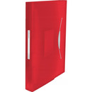 Teczka z przegr&oacute;dkami ESSELTE VIVIDA czerwona 624016