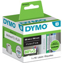 Etykieta DYMO na ma�y segregator 38*190 99018 S0722470
