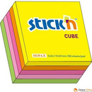 Bloczek STICKN 51x51mm mix 5 kolor&oacute;w neonowych 21203