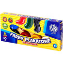 Farby plakatowe szkolne 8 kolor&oacute;w 10ml zestaw 83113901 ASTRA