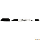 Marker dwustronny SHARPIE TWIN TIP czarny S0811100