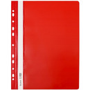 Skoroszyt na dokumenty twardy A4 wpinany do segregatora 10 sztuk czerwony SH-01-01 BIURFOL