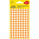 Etykiety ZF Q8mm 3178 pomara�czowe neon k&oacute;�ka AVERY ZWECKFORM