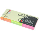 Zak�adki indeksuj�ce 40x50mm 3 kolory brilliant du�e MEMO