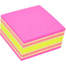 Bloczek STICK"N 76x76mm 400k mix róowy/óty 21536