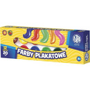 Farby plakatowe zestaw 12 kolor&oacute;w 20ml szkolne 83114901 ASTRA