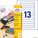 Etykiety na kasety L4746REV-25 147, 3 x 20 25 ark Usuwalne, na kasety wideo, Avery Zweckform
