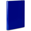 Teczka skrzyd�owa z gumk� 310/03 niebieska VAUPE