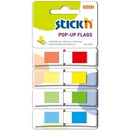Zak�adki indeksuj�ce w podajniku 45x12mm 140/4 kolory 26020 STICK'N