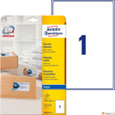 Etykiety wysy�kowe J8167-25 199, 6 x 289, 1 25ark. bia�e Avery Zweckform (X)