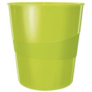 Kosz na �mieci 15L LEITZ WOW zielony metalik 52781054/52781064