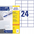 Etykiety A4 bia�e (100 arkuszy) 70x37mm 3474 AVERY ZWECKFORM