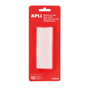Klej termotopliwy APLI, 7, 5mm, 10szt., transparentny