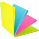 Bloczek STICK"N MAGIC PAD 76x76mm neon mix kolor&oacute;w 21571