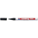 Marker lakierowy 1-2mm 751 czarny okr�g�a ko�c&oacute;wka 751/001/C EDDING